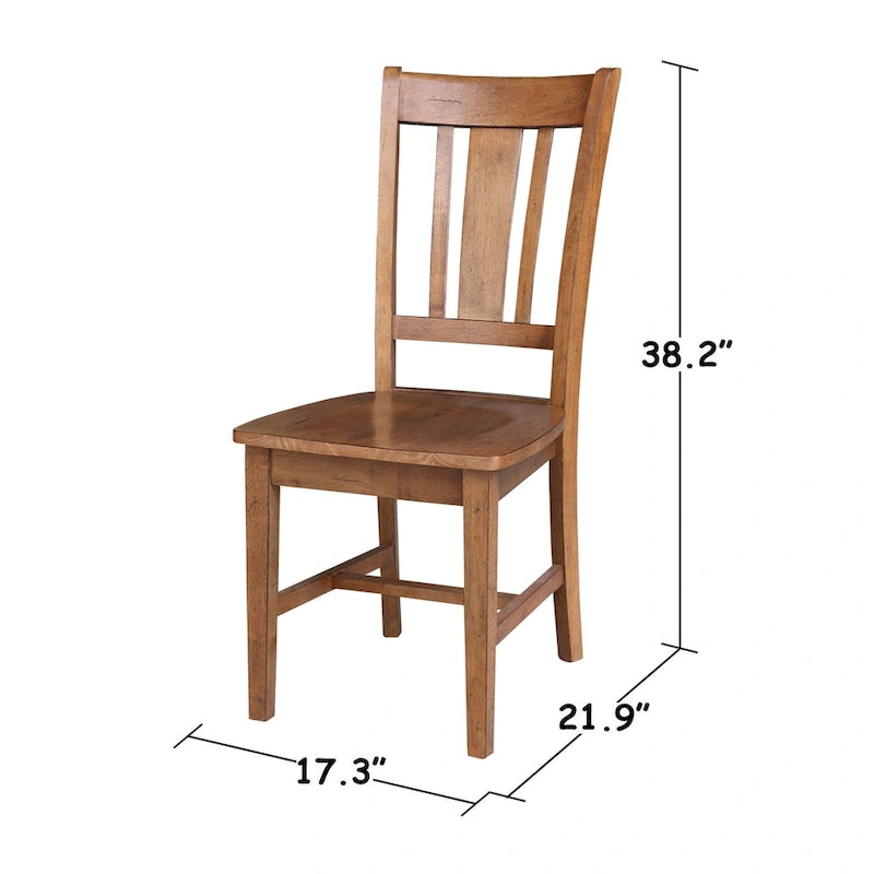 Juego de comedor redondo extensible de nogal americano/carbón lavado y roble envejecido para 2-4 personas