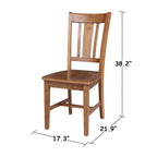 Juego de comedor redondo extensible de nogal americano/carbón lavado y roble envejecido para 2-4 personas