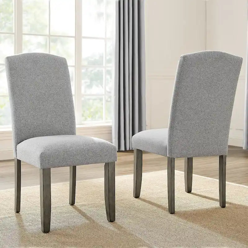 Juego de comedor con encimera de mármol gris envejecido, 7 asientos
