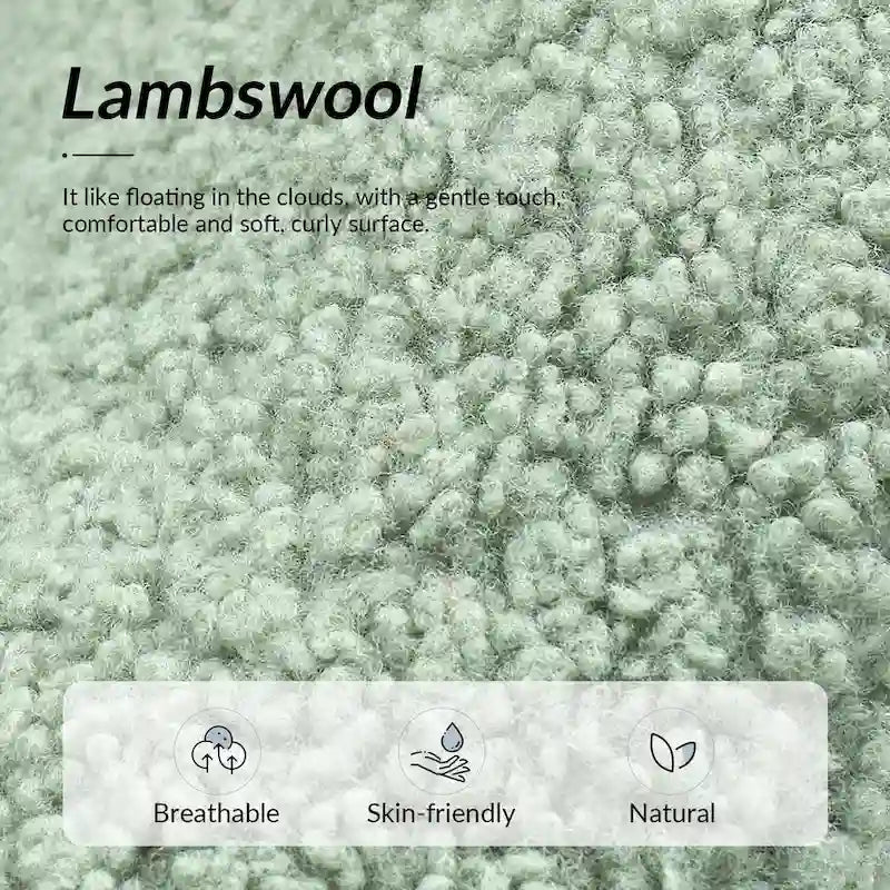 Juego de 2 sillones de barril de bouclé en salvia, gris, negro, azul o marfil