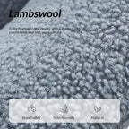 Juego de 2 sillones de barril de bouclé en salvia, gris, negro, azul o marfil