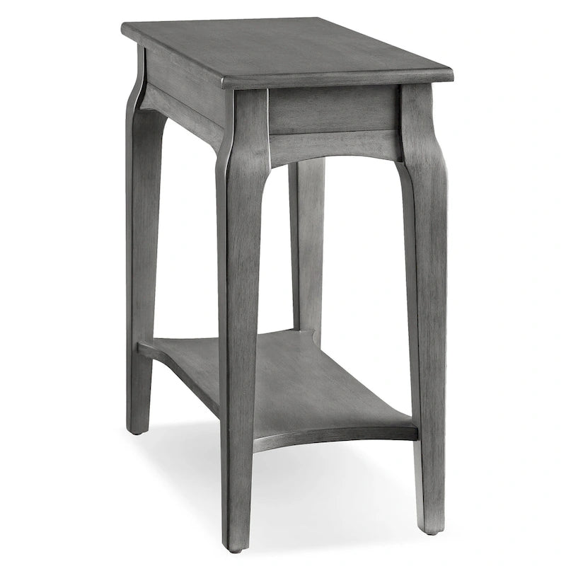Mesa auxiliar estrecha Smoke Grey / Heartwood Cherry, 1 persona