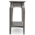 Mesa auxiliar estrecha Smoke Grey / Heartwood Cherry, 1 persona