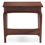 Mesa auxiliar estrecha Smoke Grey / Heartwood Cherry, 1 persona