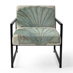 Sillón acentuado náutico turquesa y azul – Estilo auxiliar / sin brazos / con brazos – Capacidad: 1 persona