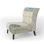Sillón acentuado náutico turquesa y azul – Estilo auxiliar / sin brazos / con brazos – Capacidad: 1 persona