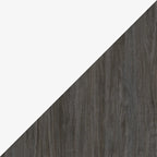 Cama de pared Queen gris corteza y grafito / nogal blanco, montaje entre 2 personas, 67W