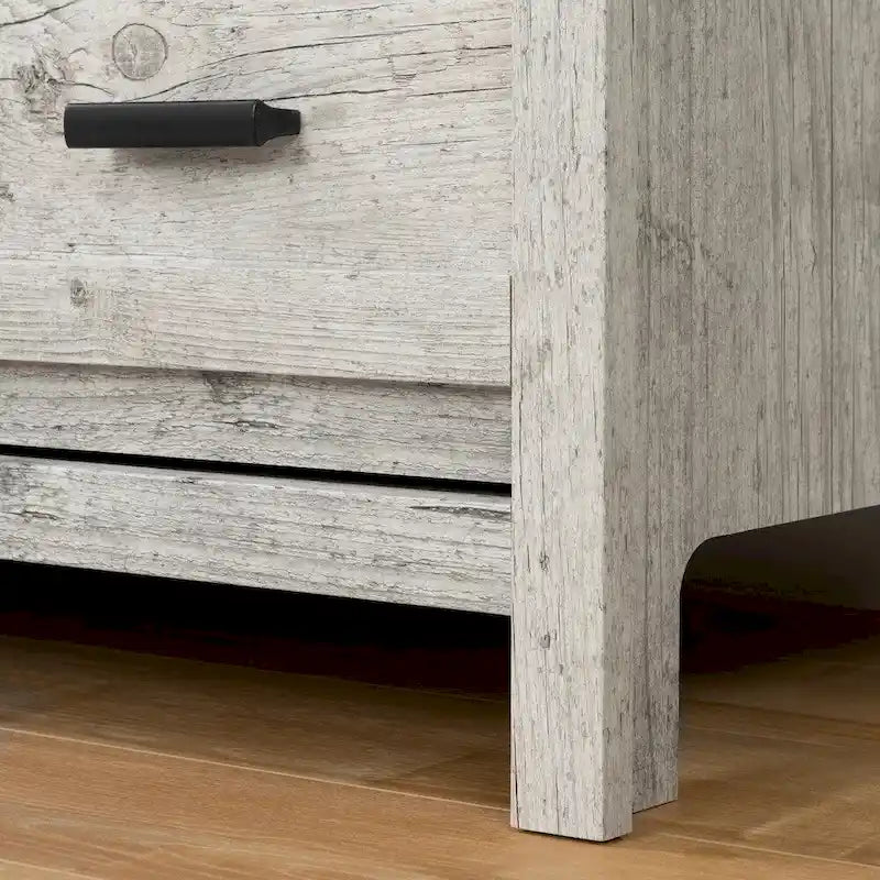 Mueble de TV para televisores de hasta 60" – Pino Chocolate y Marino, Requiere Montaje entre 2 Personas