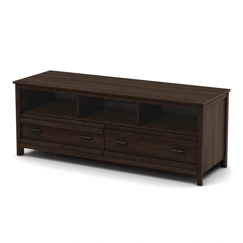 Mueble de TV para televisores de hasta 60" – Pino Chocolate y Marino, Requiere Montaje entre 2 Personas