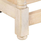 vidaXL Mesa de Comedor Mesa de Cocina Mesa de Comedor Redonda de Madera Maciza de Mango