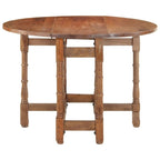 vidaXL Mesa de Comedor Mesa de Cocina Mesa de Comedor Redonda de Madera Maciza de Mango