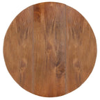 vidaXL Mesa de Comedor Mesa de Cocina Mesa de Comedor Redonda de Madera Maciza de Mango