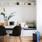 Silla auxiliar de comedor sin brazos, negra/gris/blanca, de plástico y madera, juego de 2