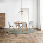Silla auxiliar de comedor sin brazos, negra/gris/blanca, de plástico y madera, juego de 2