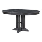 Mesa de comedor de granja Mesa redonda extensible para cocina, comedor