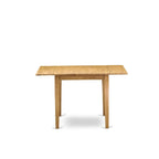 Juego de comedor de 3 piezas de lino verde lima y roble, para 2 personas