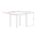 Juego de comedor de 3 piezas de lino verde lima y roble, para 2 personas