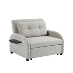 Cama convertible ancha tapizada Scarboro Grey
