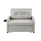 Cama convertible ancha tapizada Scarboro Grey