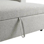 Cama convertible ancha tapizada Scarboro Grey