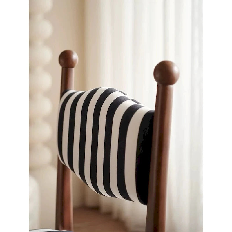 Silla de comedor White Teddy / Blanco Negro / Verde Terciopelo con respaldo ondulado, juego de 2
